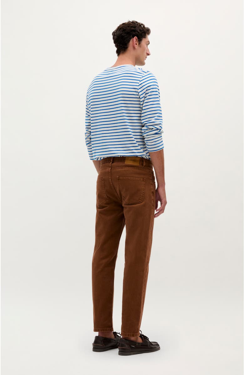 Scalpers Cropped Jeans, Alternate, color, Pumpkin