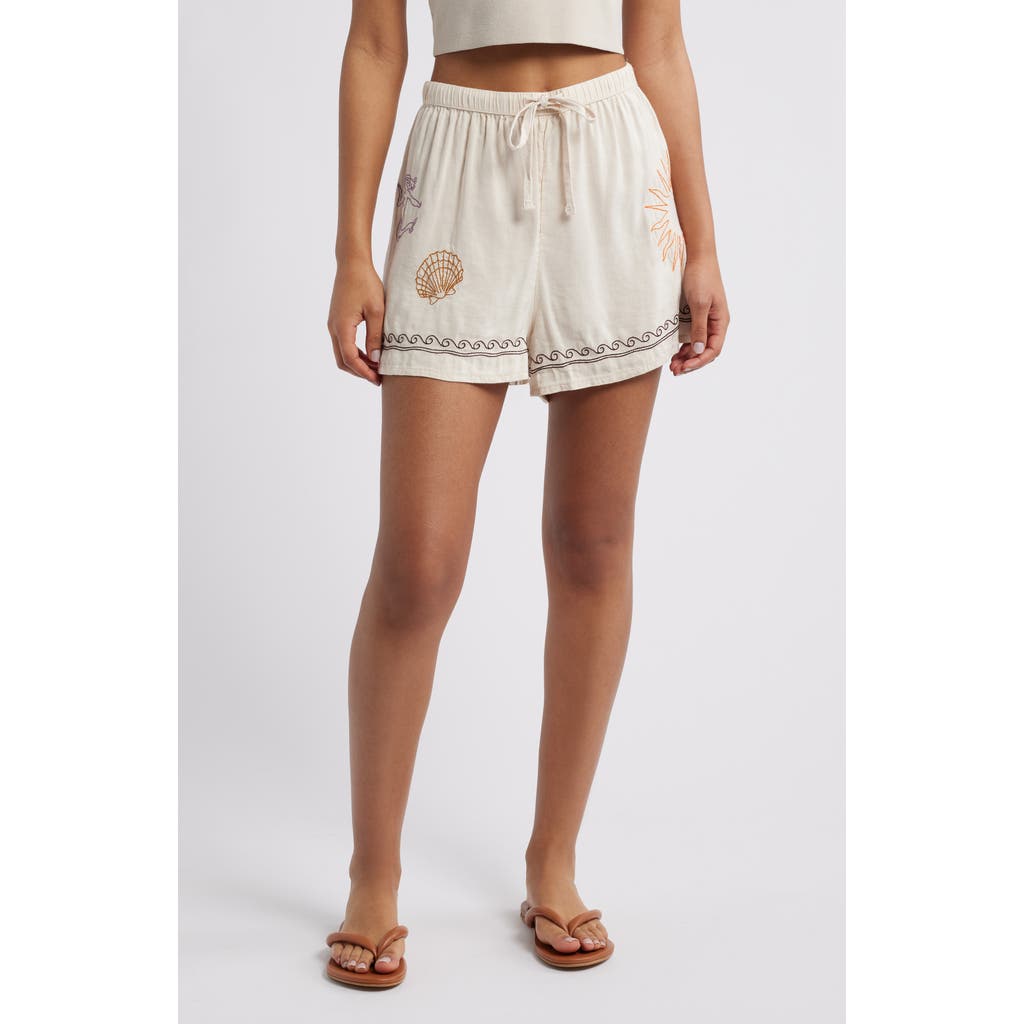 Rip Curl Beach Party Embroidered Shorts in Off White  product