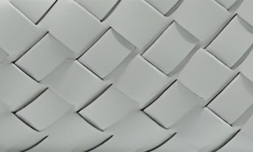 Macrae & Co . Woven Faux Leather Pouch In Gray