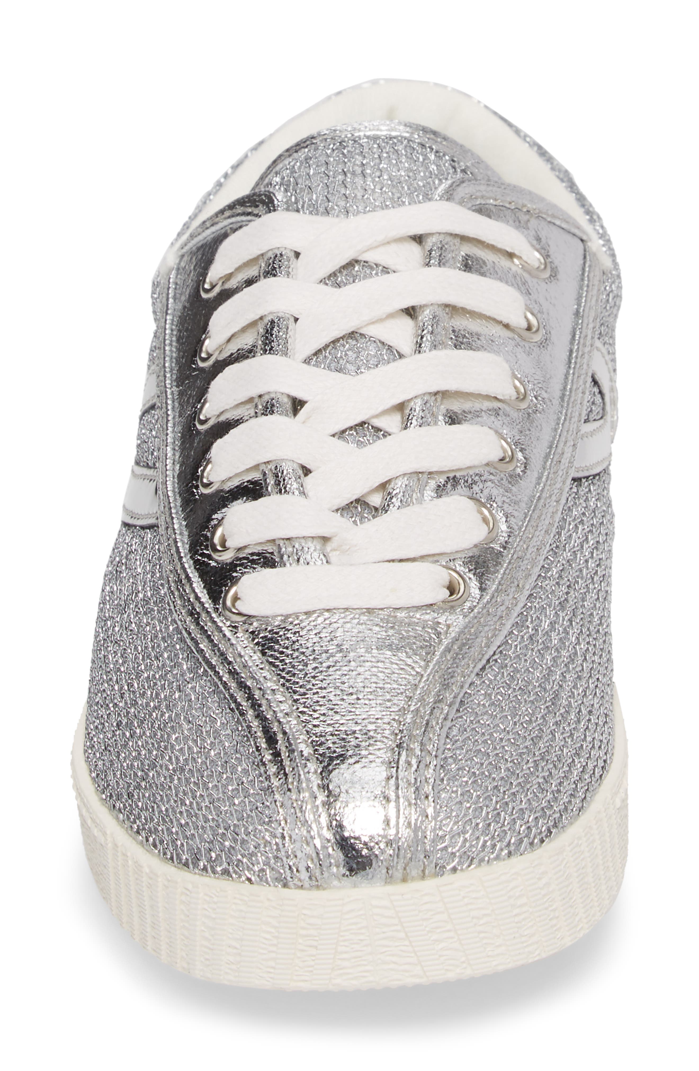 Nylite Plus Sneaker, Alternate, color, PLATA