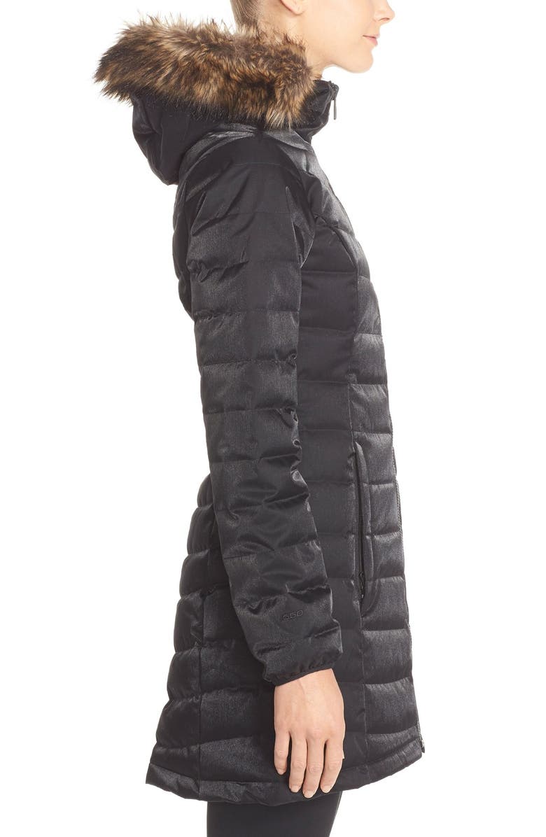 The North Face 'Snoqualmie' Faux Fur Trim Down Parka, Alternate, color,