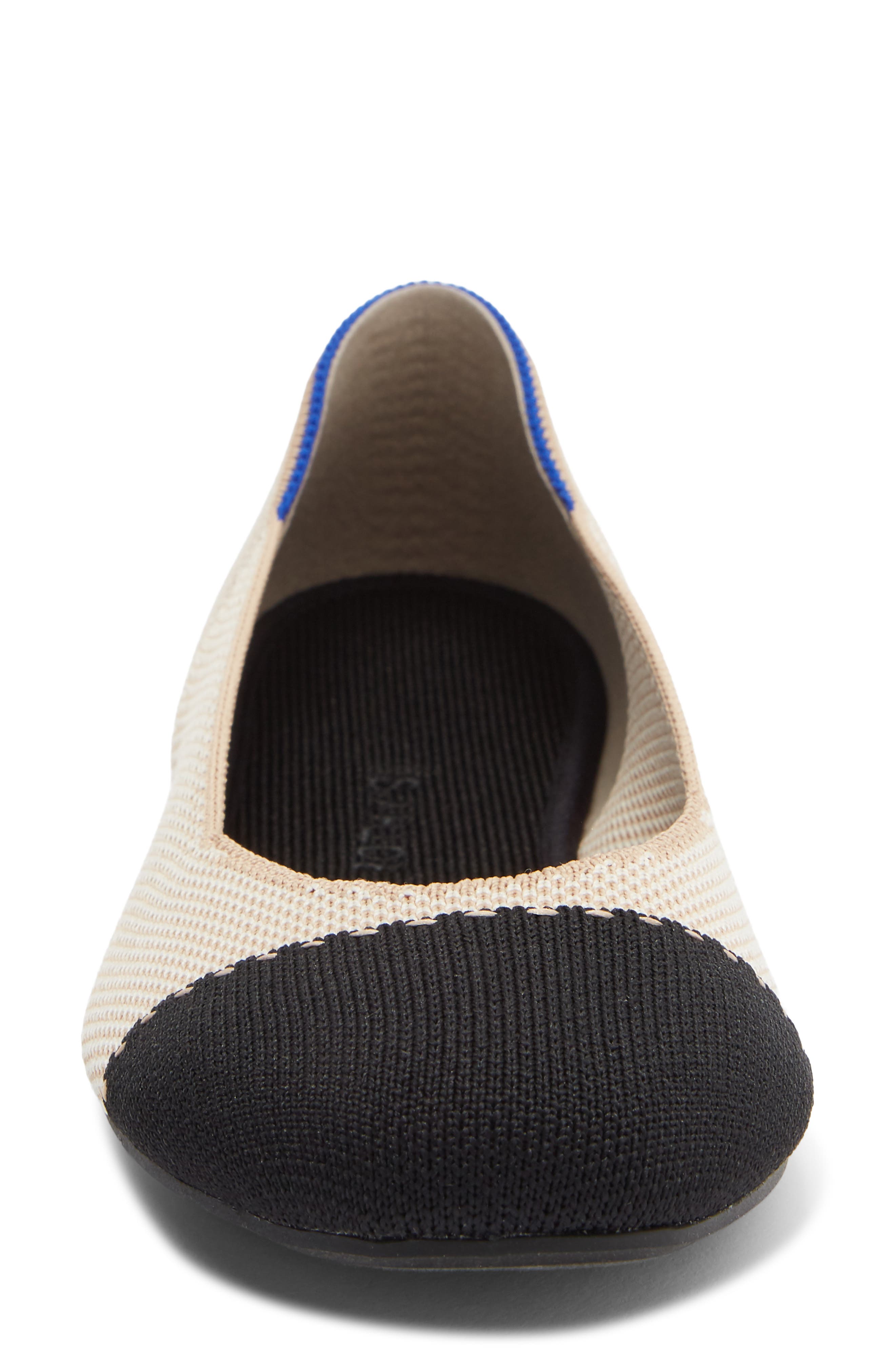 The Square Toe Flat, Alternate, color, TUXEDO