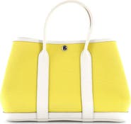 Pre-Owned Hermes Garden Party Tote Toile and Leather 30