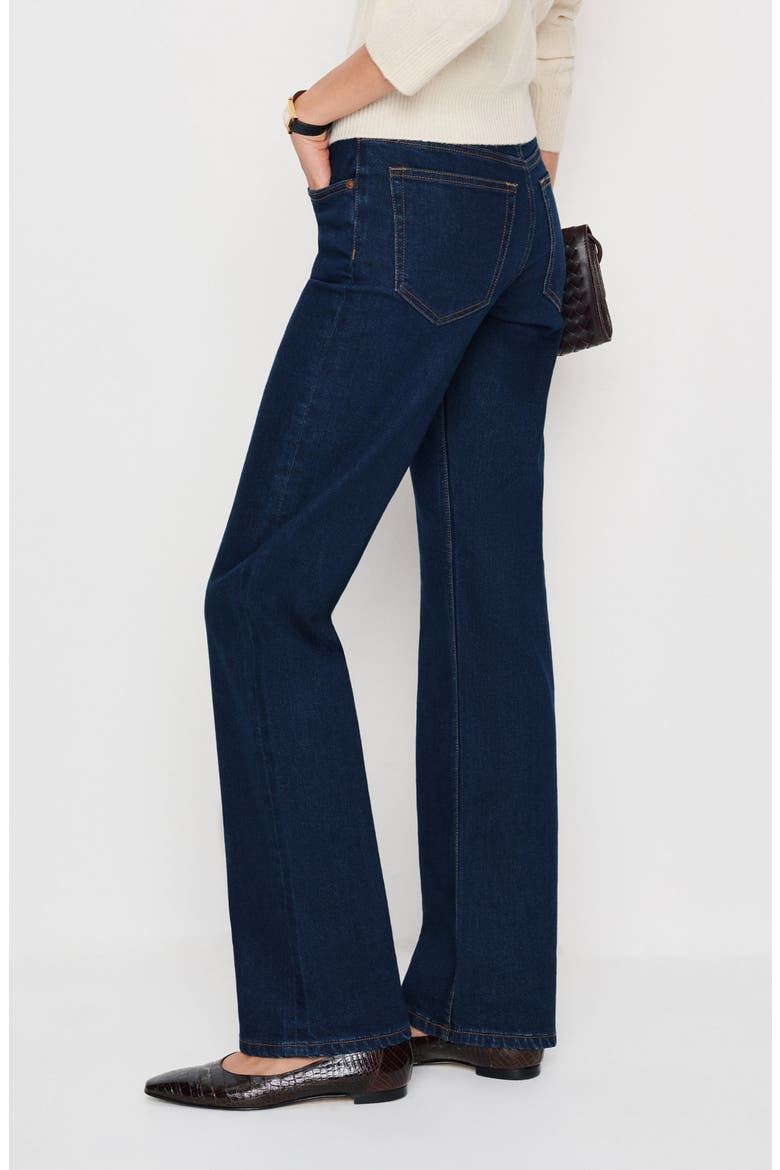 Elton Mid Rise Straight Leg Jeans, Alternate, color, RESERVOIR