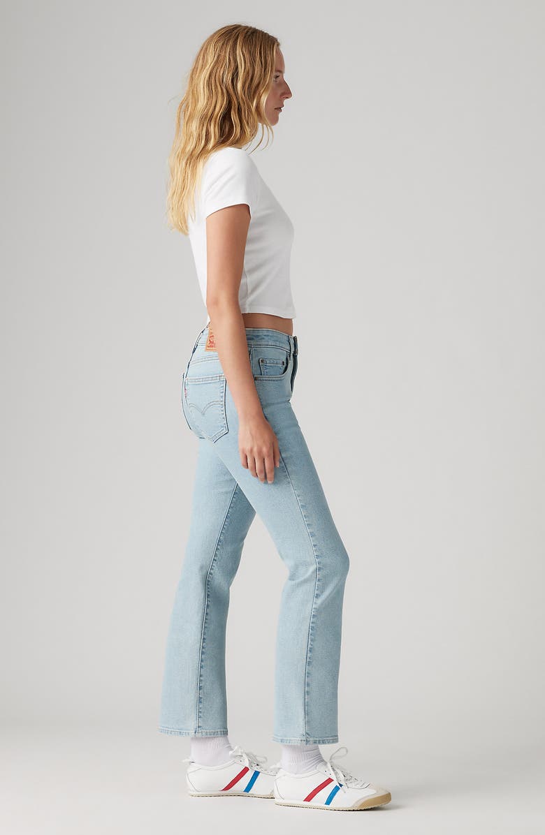 Levi's<sup>®</sup> 725 Authentic Crop Bootcut Jeans, Alternate, color, Struck By Lightning Clean