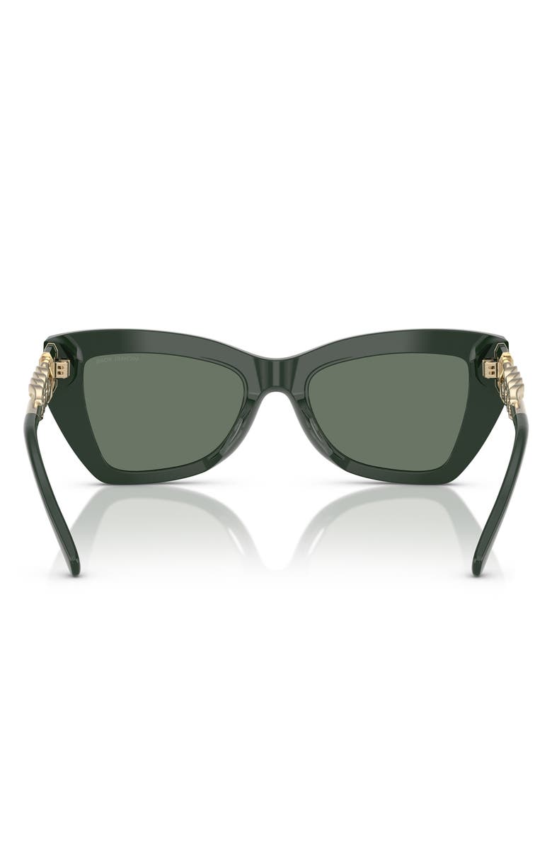 Michael Kors Montecito 52mm Cat Eye Sunglasses, Alternate, color, Green