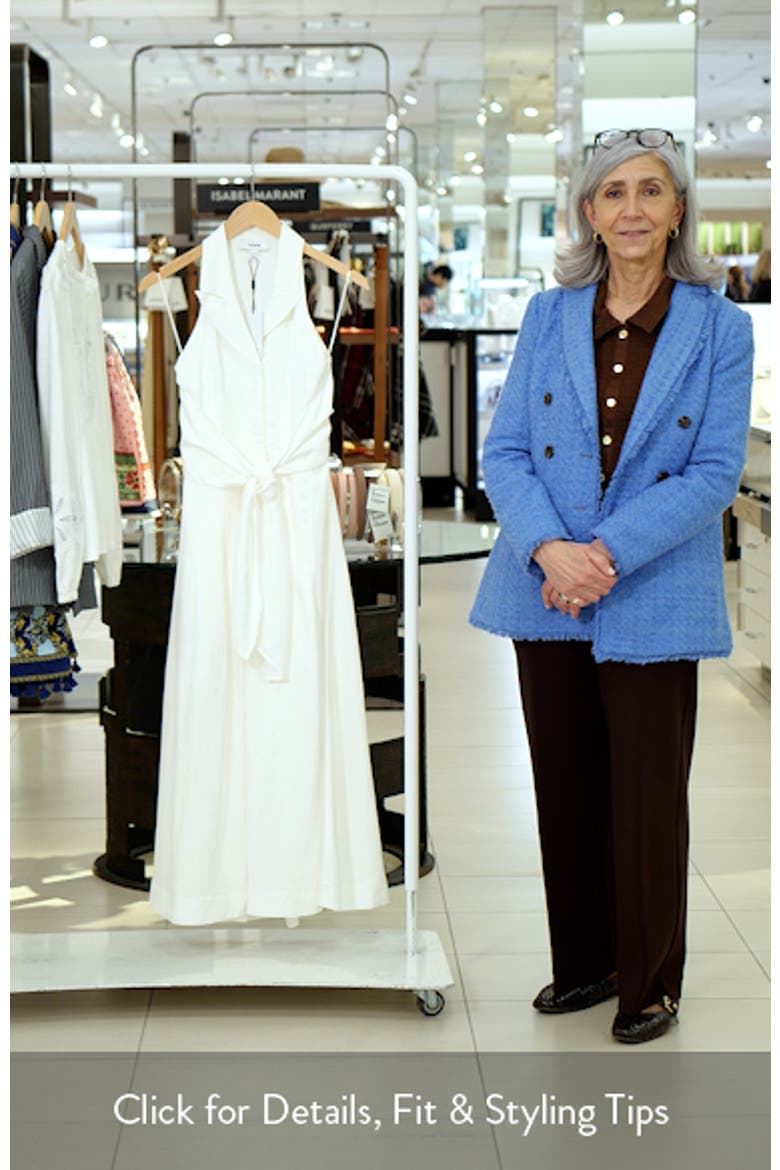 Tor Tie Waist Sleeveless Maxi Dress video