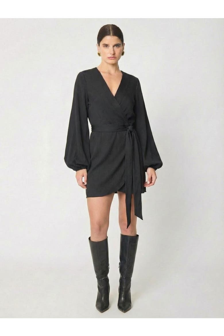 Flora Dress, Main, color, Black