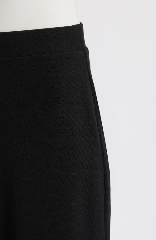 Anne Klein Crop Palazzo Pants In Anne Black
