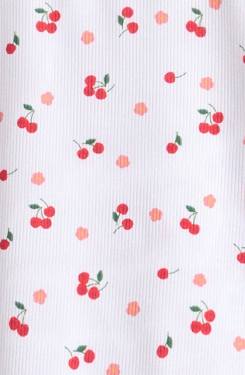 Ava & Yelly Kids' Fitted Long Sleeve Top & Leggings Set In Multi