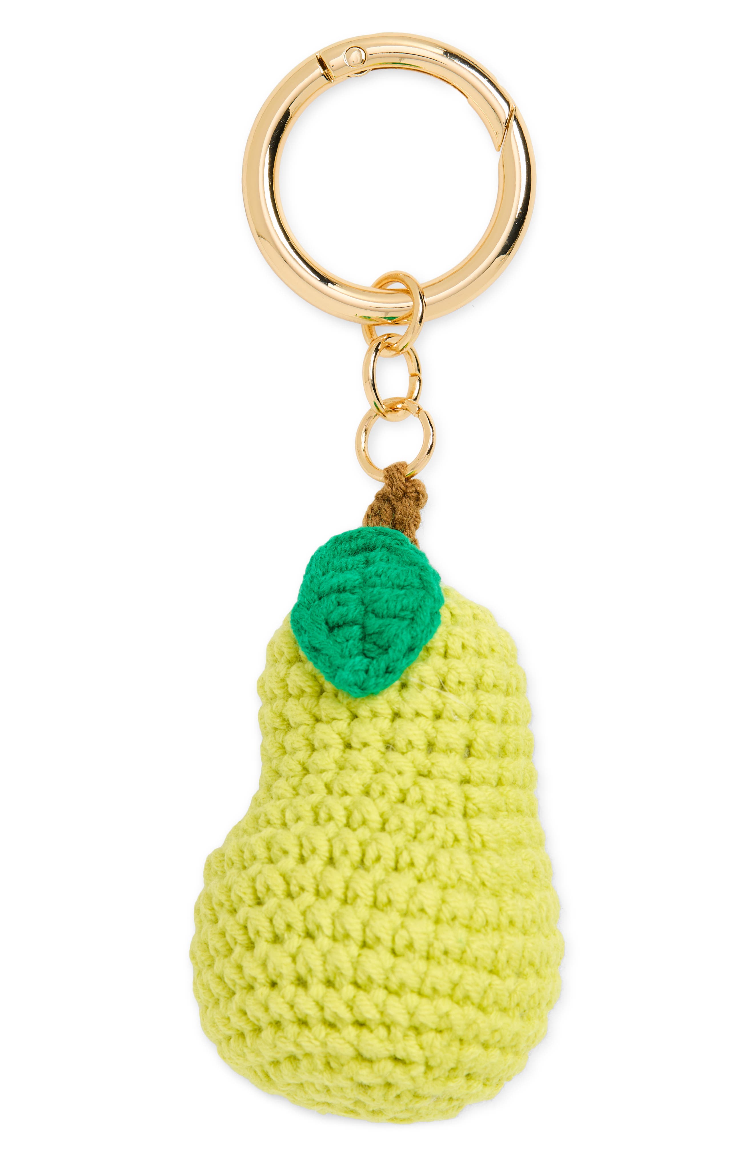 Leith Crochet Pear Bag Charm