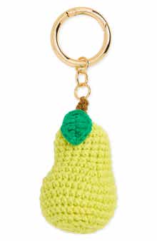 Leith Crochet Pear Bag Charm