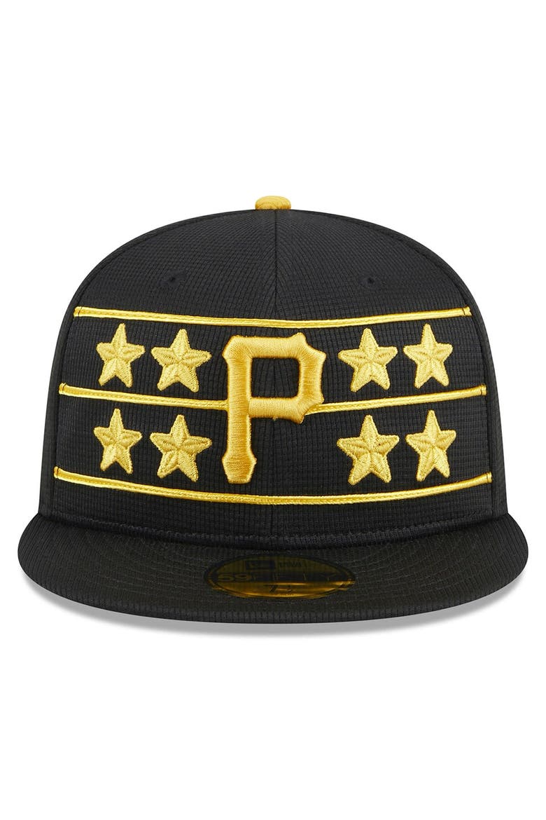 Men's New Era  Black Pittsburgh Pirates 2024 Batting Practice 59FIFTY Fitted Hat, Alternate, color, Black
