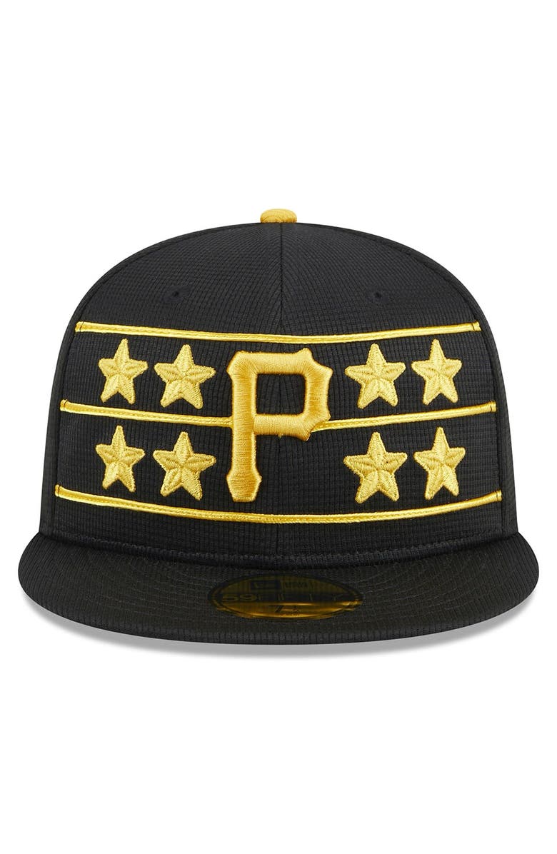 New Era Men's New Era Black Pittsburgh Pirates 2024 Batting Practice 59FIFTY Fitted Hat, Alternate, color, Black