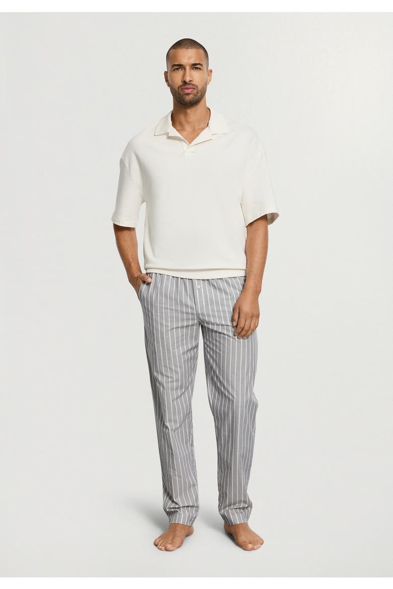 Night And Day Cotton Woven Pajama Pants, Alternate, color, Denim Stripe