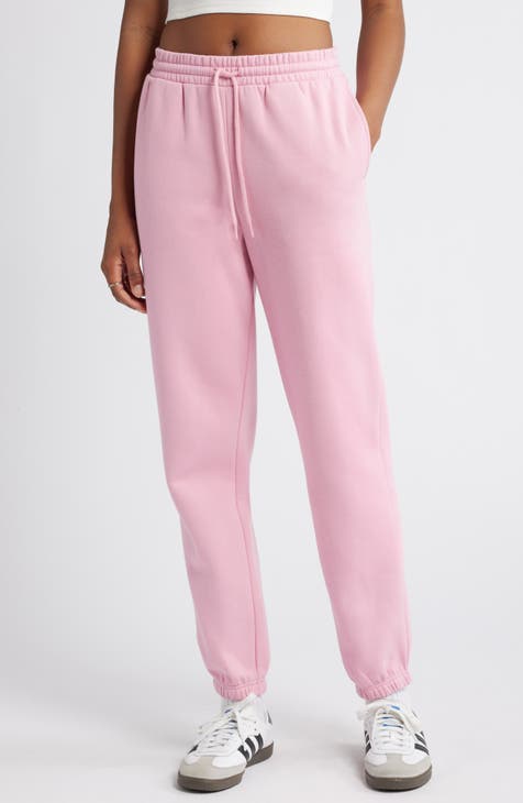 NEW (XL) VS newest PINK Fleece Jogger Pant + Cropped Top in Brushed Graphic