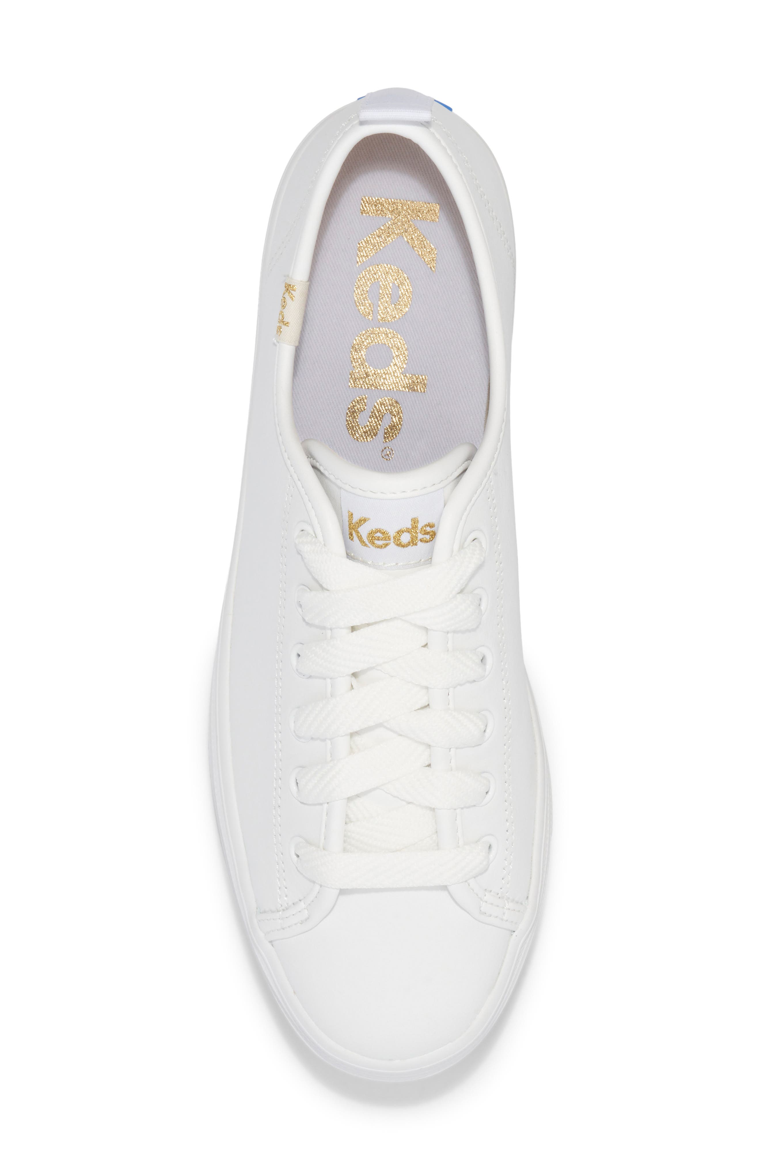 Keds<sup>®</sup> Triple Up Sneaker, Alternate, color, White Leather