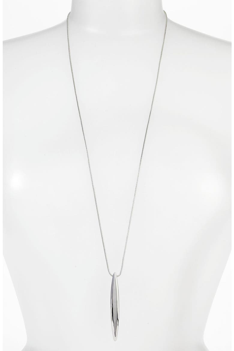 Pendant Necklace, Main, color, SILVER