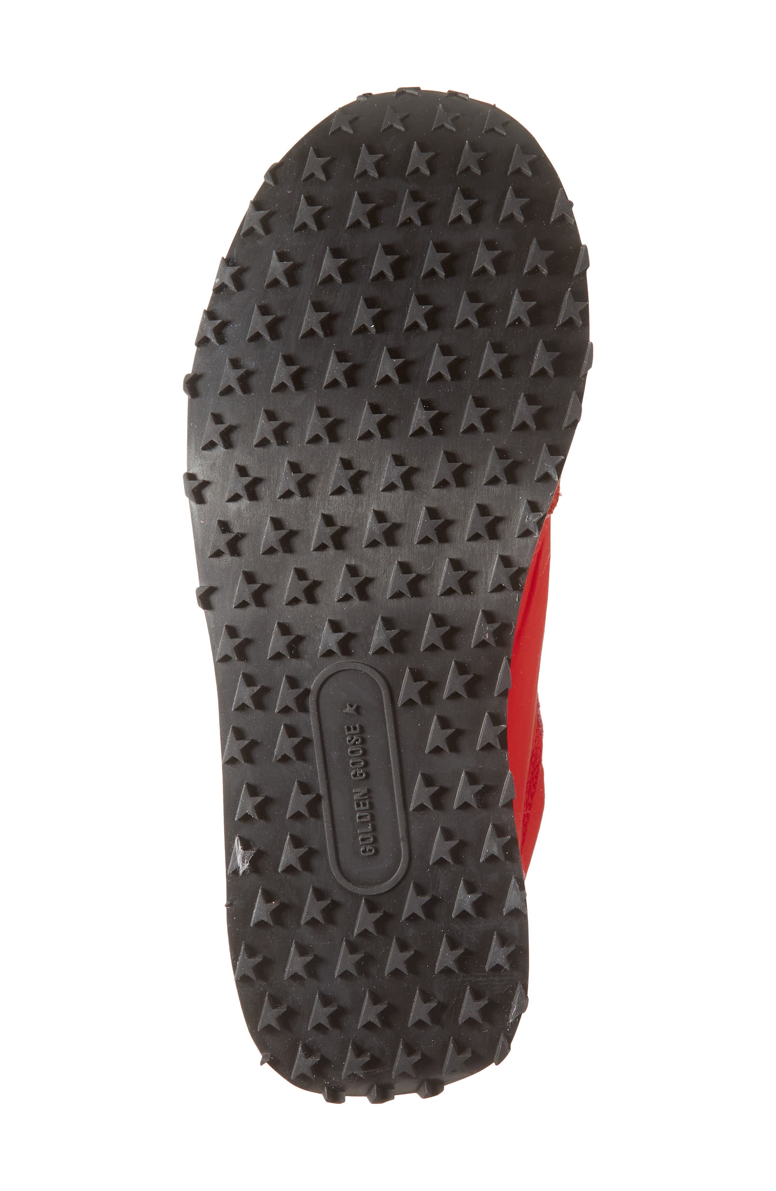 Golden Goose Kids
 Running Marathon Mixed Media Sneaker, Alternate, color, Red/ Silver