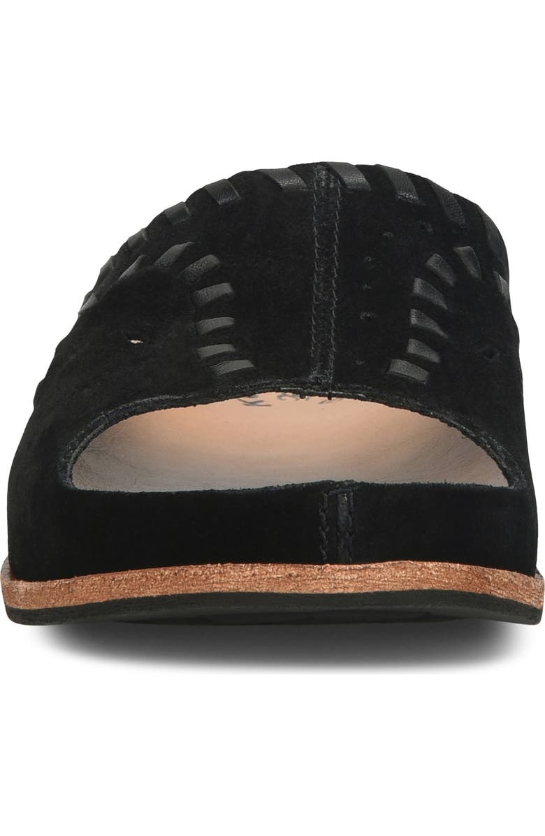 Kork-Ease<sup>®</sup> Tutsi Woven Platform Slide Sandal, Alternate, color, Black Suede