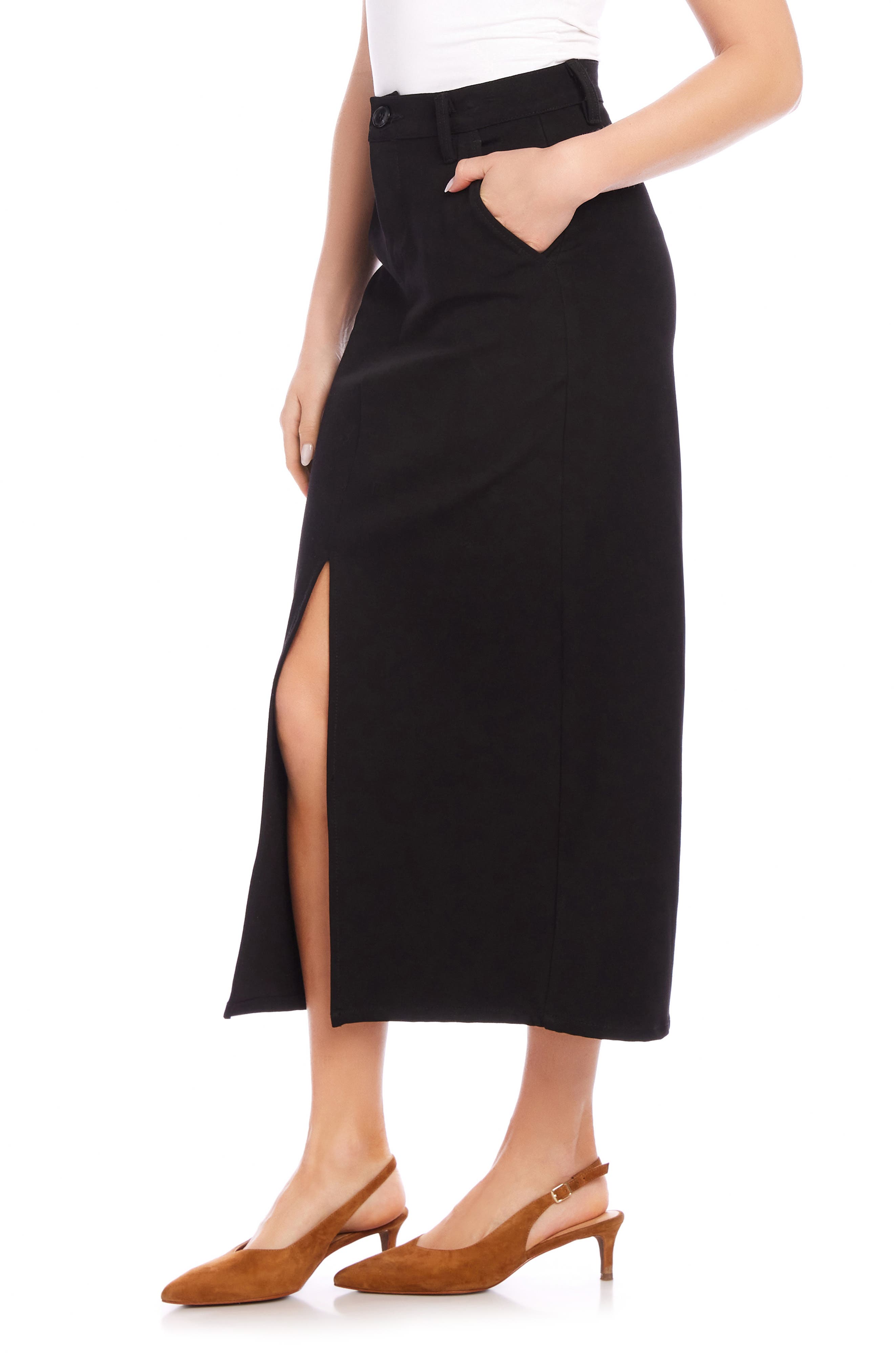 Karen Kane Chelsea Stretch Twill Skirt (Women) | Nordstromrack