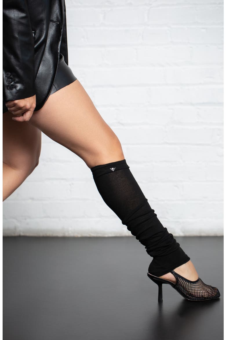 Leg Warmers, Alternate, color, BLACK