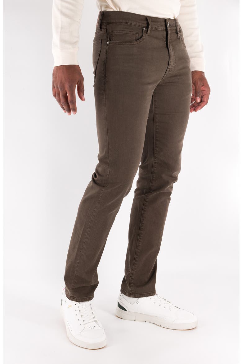 Slim Fit Jeans, Alternate, color, DK BROWN