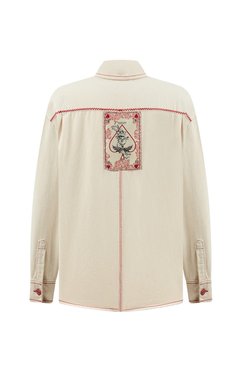 Nocturne Appliqué Long Sleeve Shirt, Alternate, color, 