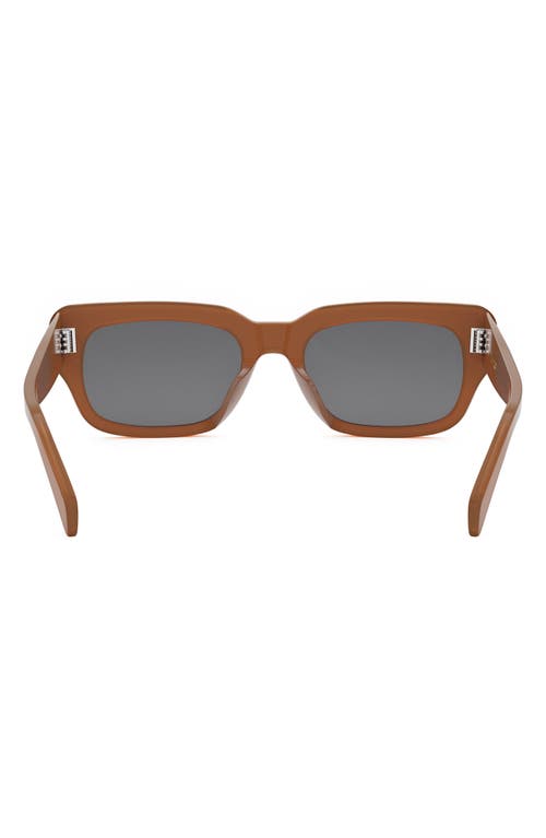 Celine Bold 3 Dots 54mm Rectangular Sunglasses