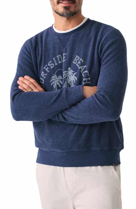 Faherty Reverse Fleece Crewneck Sweatshirt