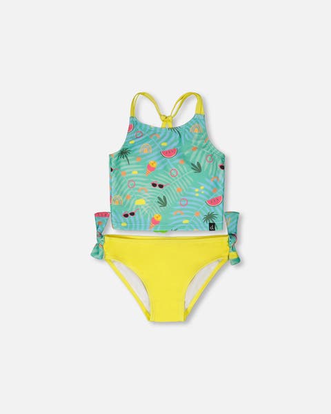 Two-Piece Double Crossed Straps Beach Swimsuit (Toddler, Little Kid & Big Kid)