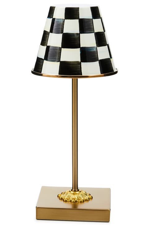 Courtly Check Rechargeable LED Cafe Table Lamp