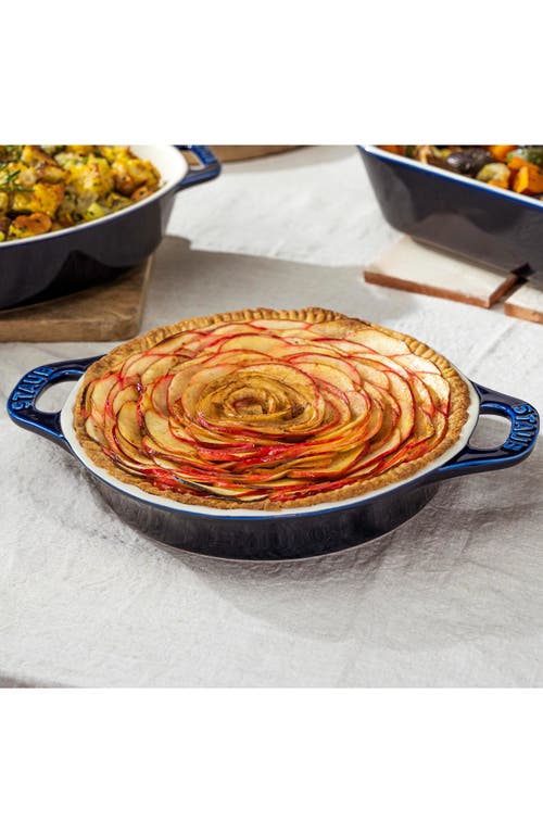 Staub Ceramic 9-inch Pie Dish In Blue