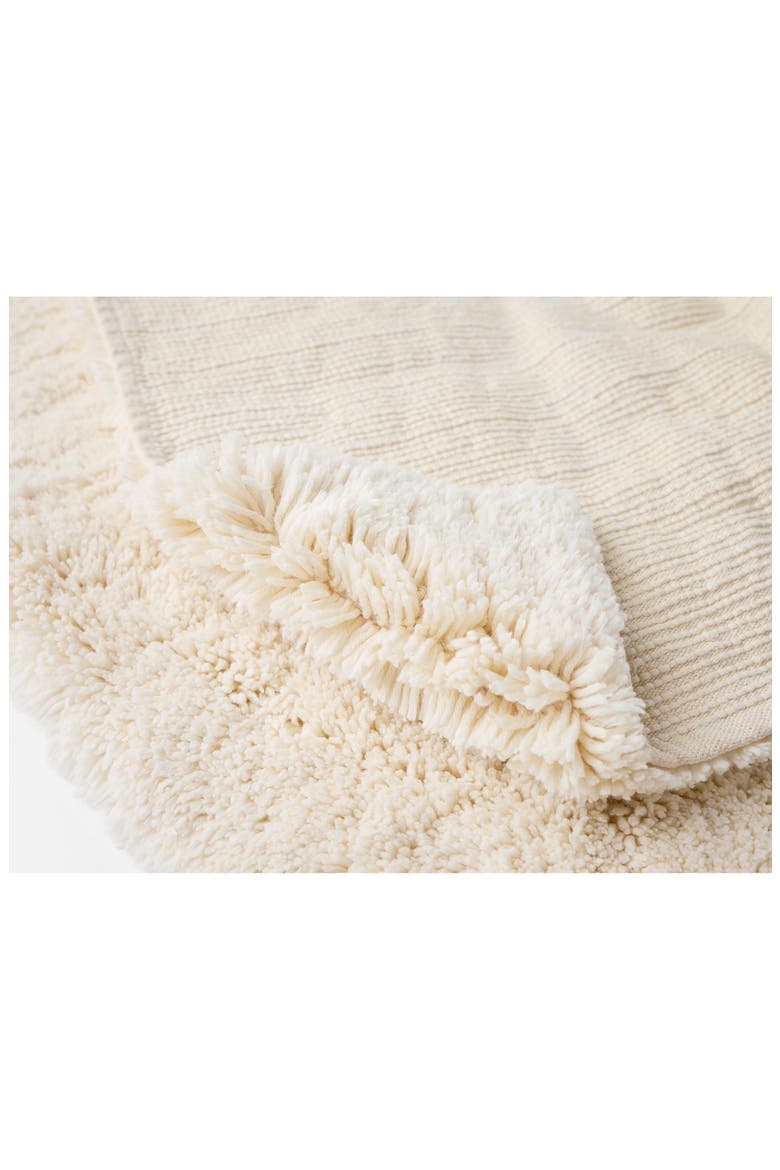 Shag Organic Cotton Bath Rug, Alternate, color, UNDYED