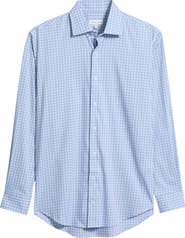 Peter Millar Atlas Crown Check Stretch Sport Shirt