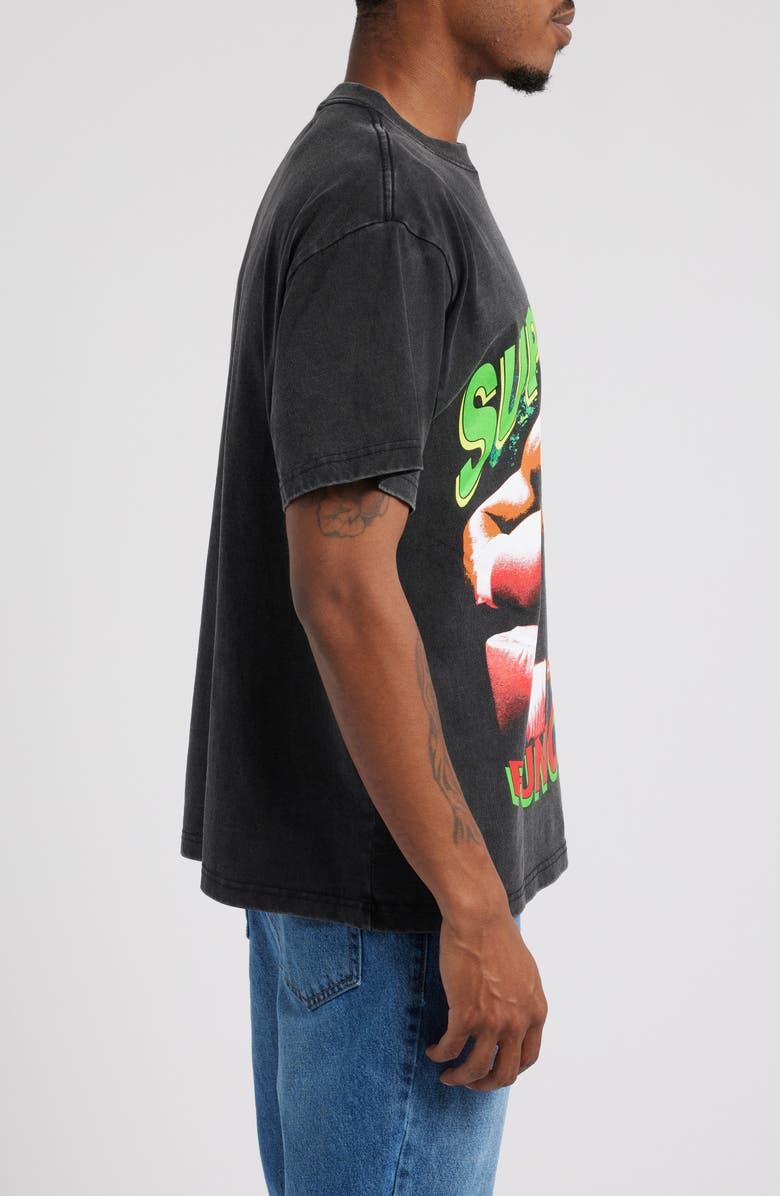 ID Supply Co Oversize Super Punches Graphic T-Shirt, Alternate, color, Washed Black