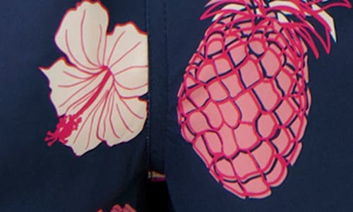 Sunset X Vine Pineapple Print Swim Trunks