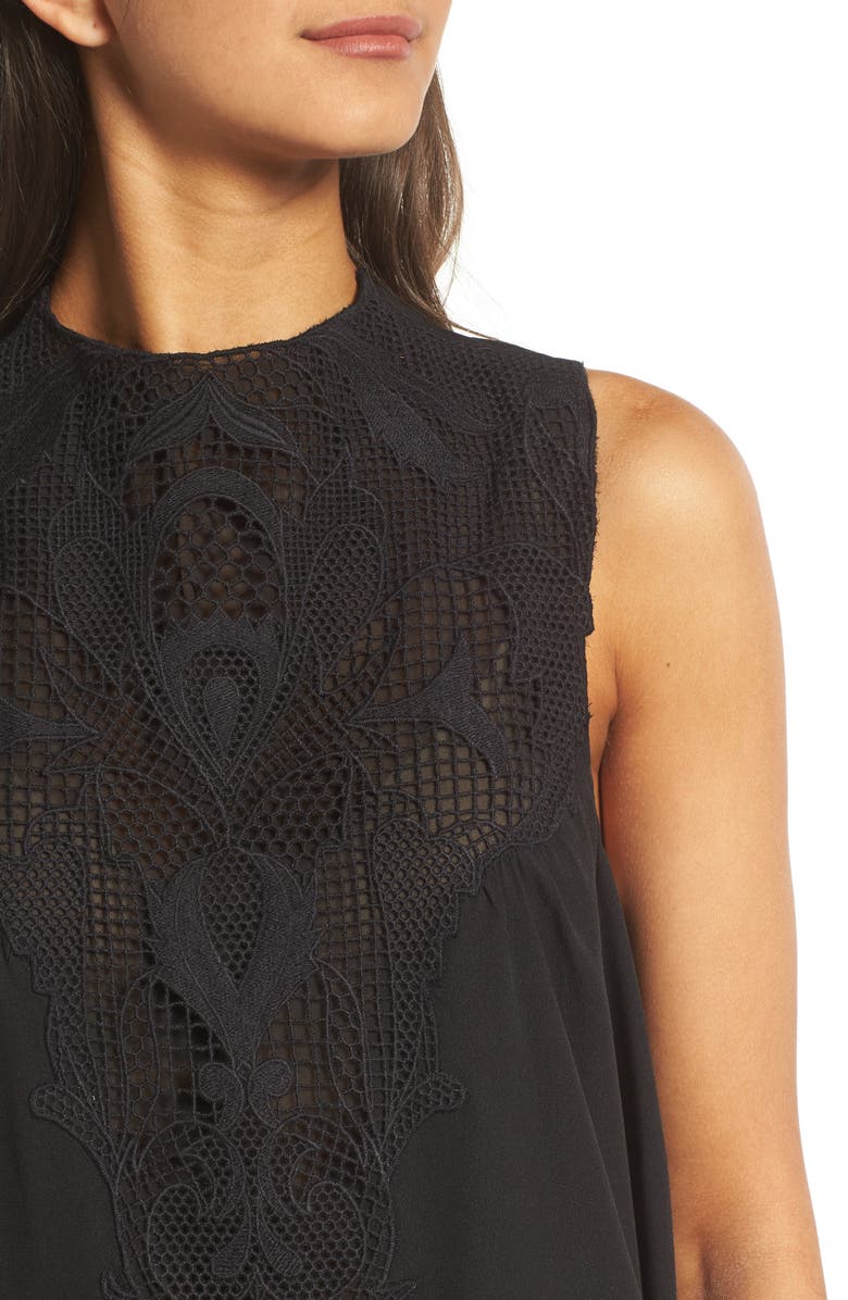 Chelsea28 Lace Yoke Tank, Alternate, color, 