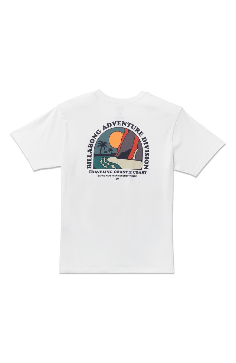 Billabong Sundown Adventure Division Cotton Graphic T-Shirt, Alternate, color, White