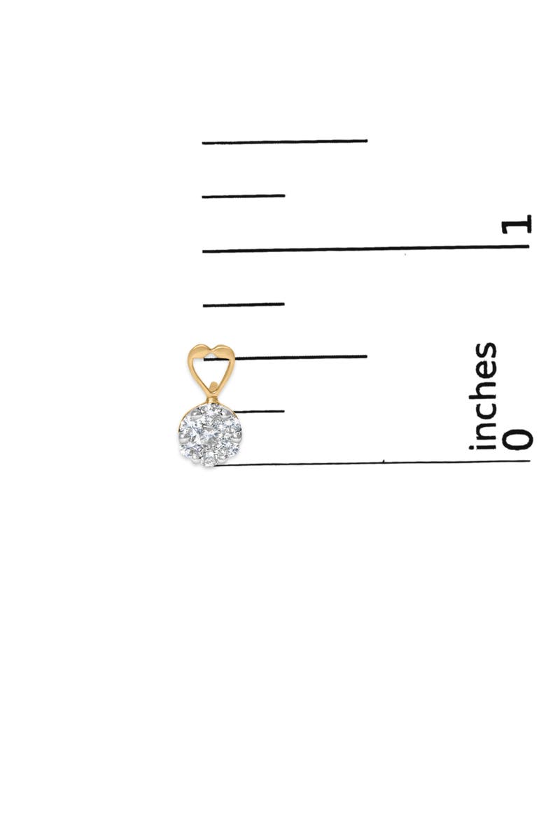 14K Yellow Gold 1ct. TDW RoundDiamond Earrings, Alternate, color, Yellow
