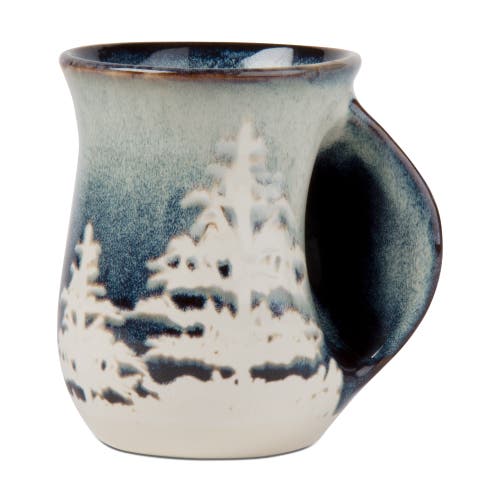 Tag Forest Handwarmer Mug Cozy Nature Inspired Drinkware In Blue
