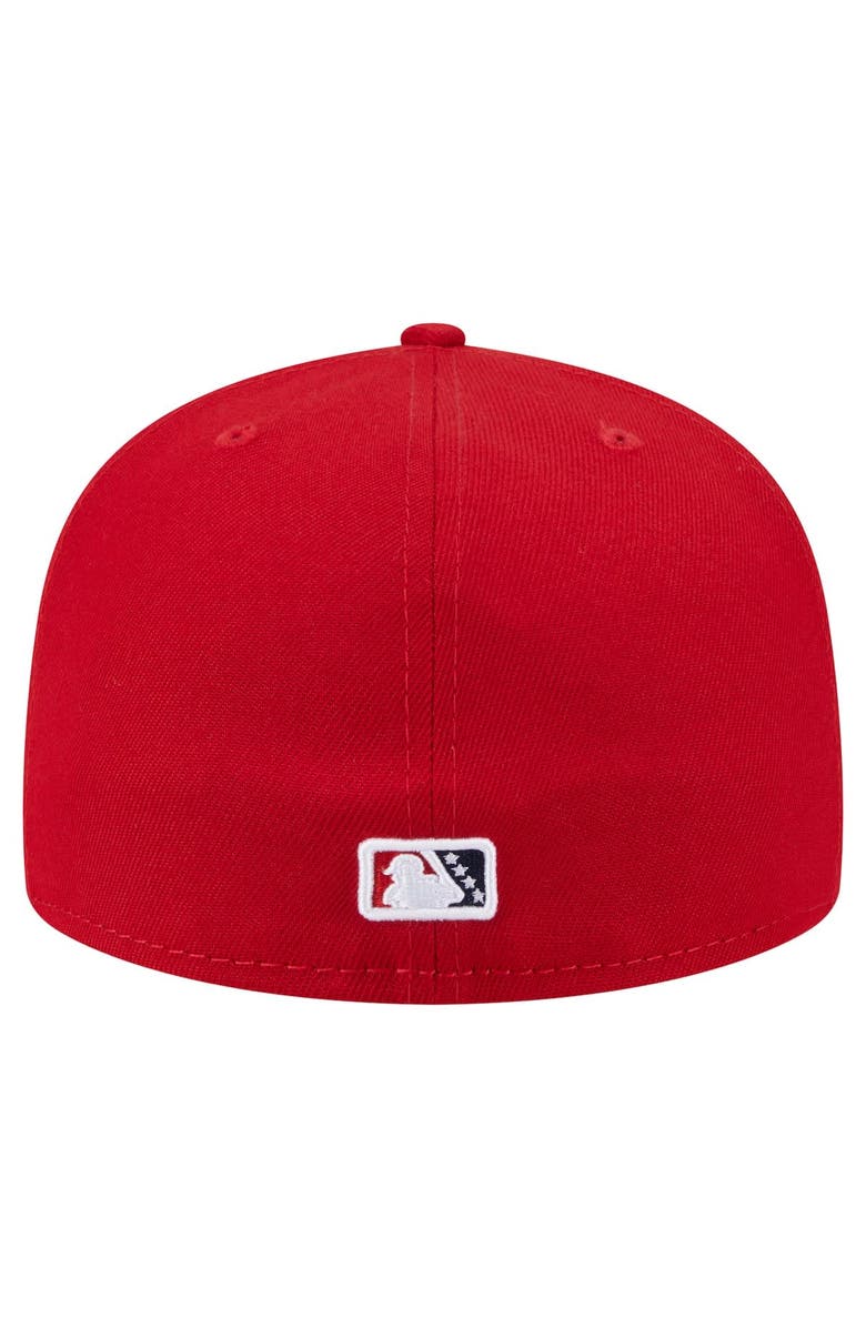 New Era Men's New Era Red Tacoma Rainiers Authentic Collection 59FIFTY Fitted Hat, Alternate, color, Red