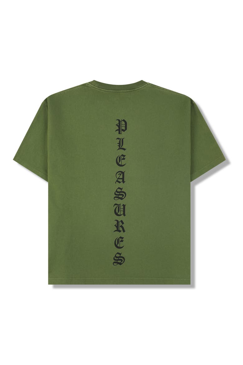 Knight Overdye Heavyweight Graphic T-Shirt, Alternate, color, OLIVE
