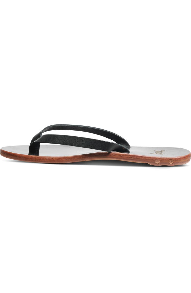 Beek Seabird Flip Flop, Alternate, color, Black/Black