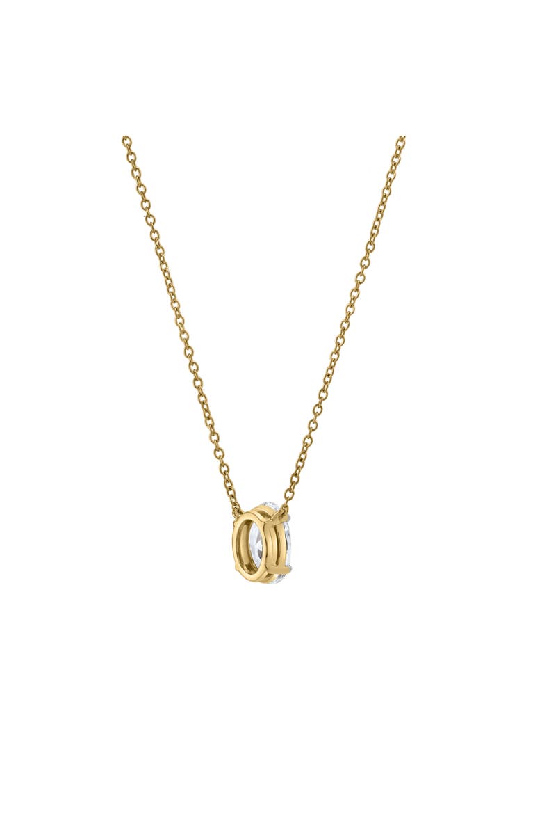 Oval Obsession 14K Gold Lab Grown Diamond Necklace - 1 ct, Alternate, color, 14K Yellow Gold
