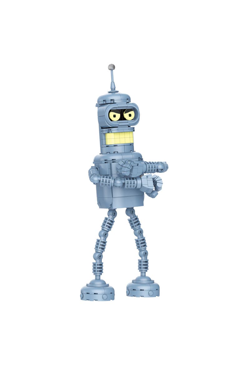 Futurama Bender Building Set, Alternate, color, Yellow