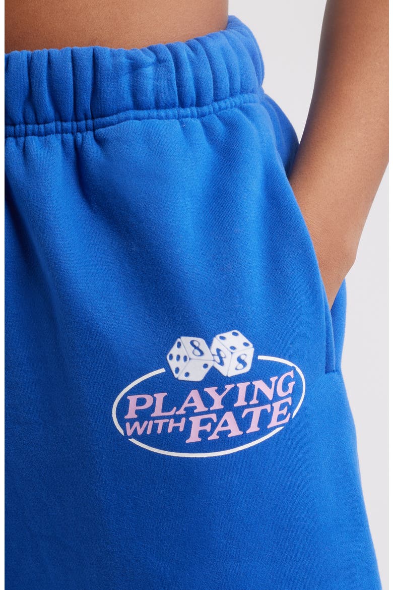 Playing with Fate Wide Leg Sweatpants, Alternate, color, BLUE