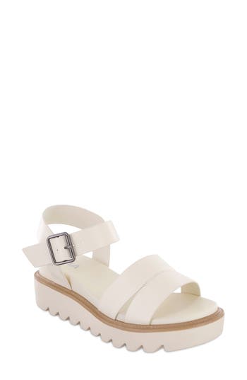 MIA MIA JOVIE ANKLE STRAP PLATFORM WEDGE SANDAL 