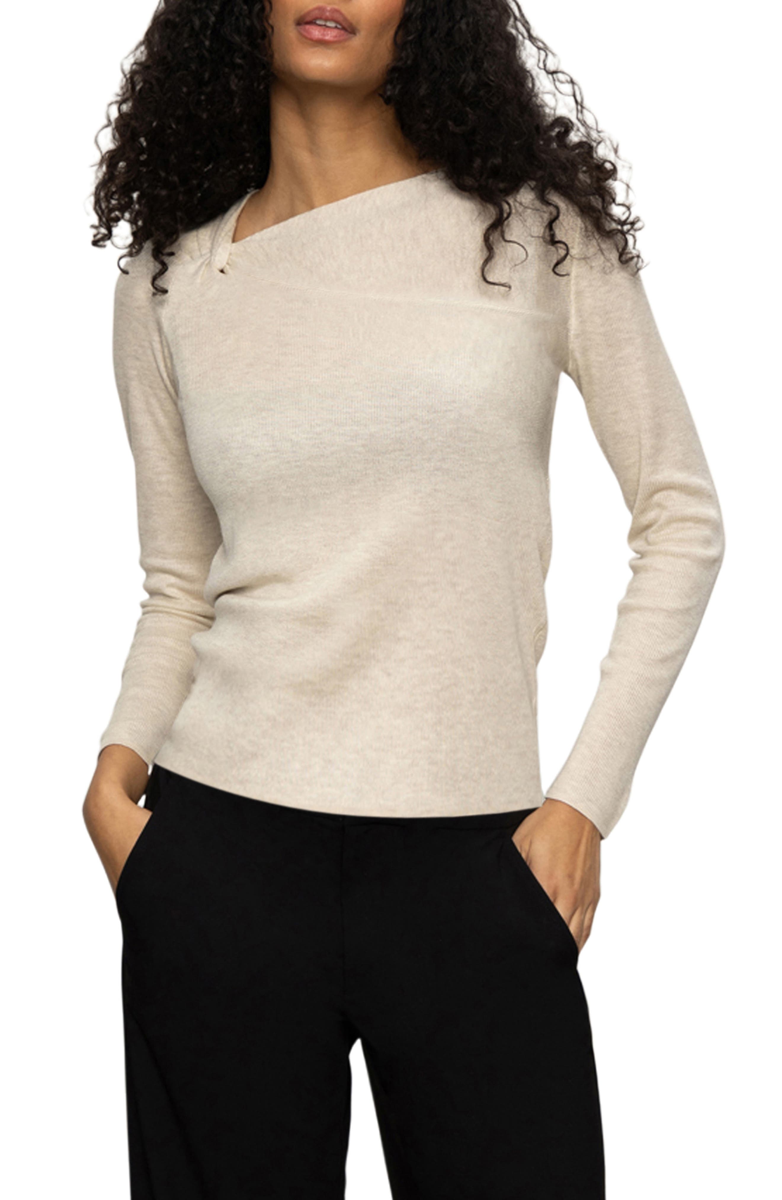 Sanctuary Twist Detail Knit Top