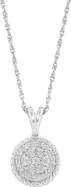 EFFY Sterling Silver & Diamond Pendant Necklace